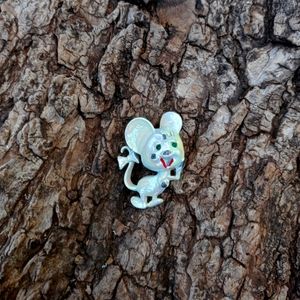 🐁VINTAGE🐁Mouse Brooch 🧀 Pin¥¥ Color✨ Ab